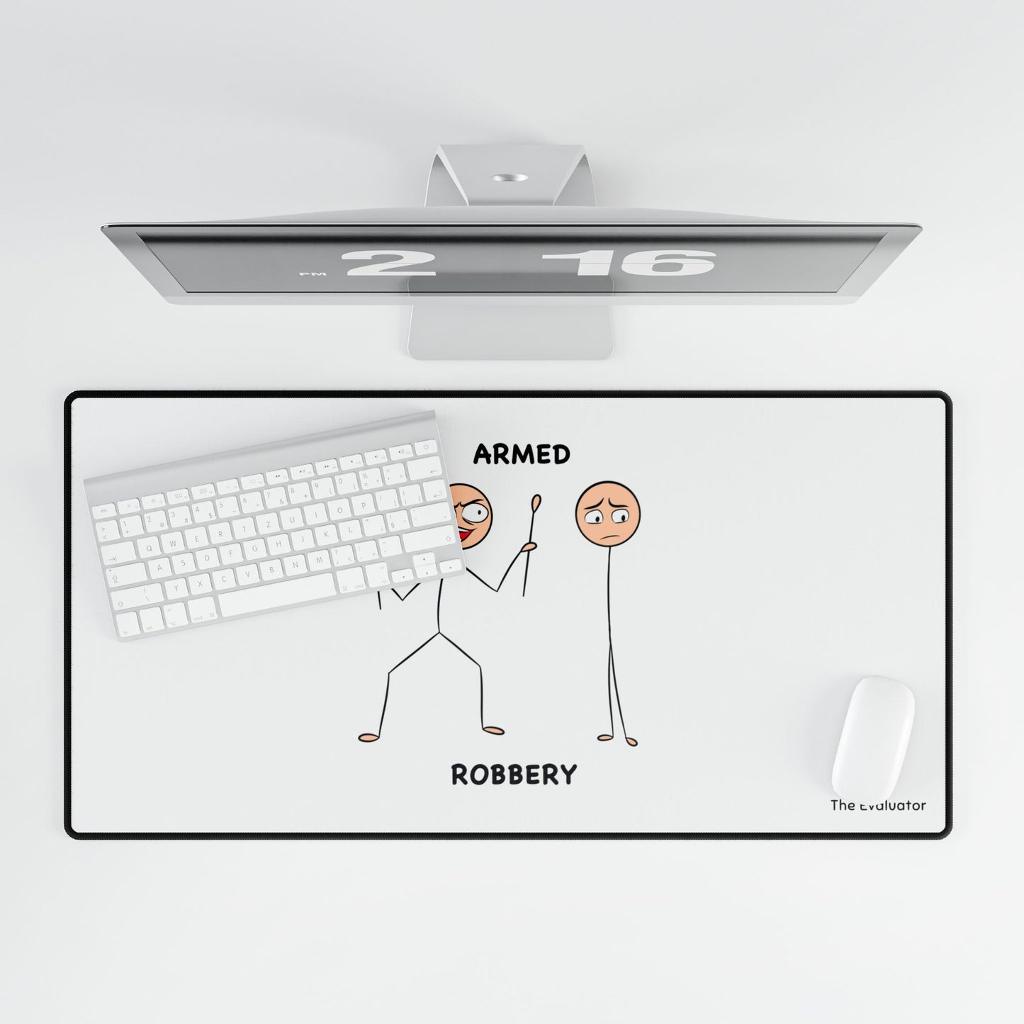 Desk Mat "Armed Robbery"