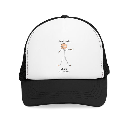 "Don't Skip Legs" Stickman Cap (Unisex)