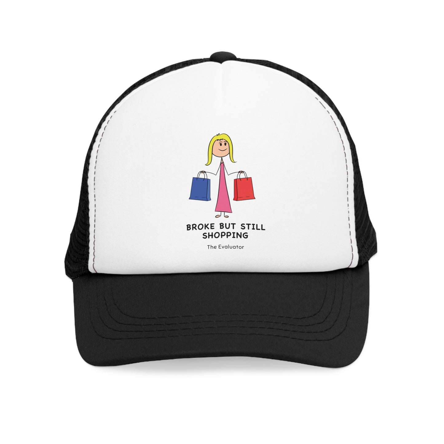 "Broke But Still Shopping" Stickman Cap (Women)