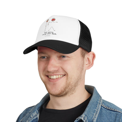 "Don't Worry I've get your back." Stickman Cap (Unisex)