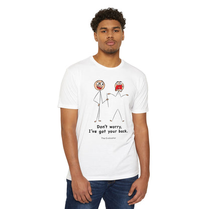 "Don't Worry I've get your back." Stickman T-Shirt (Unisex)