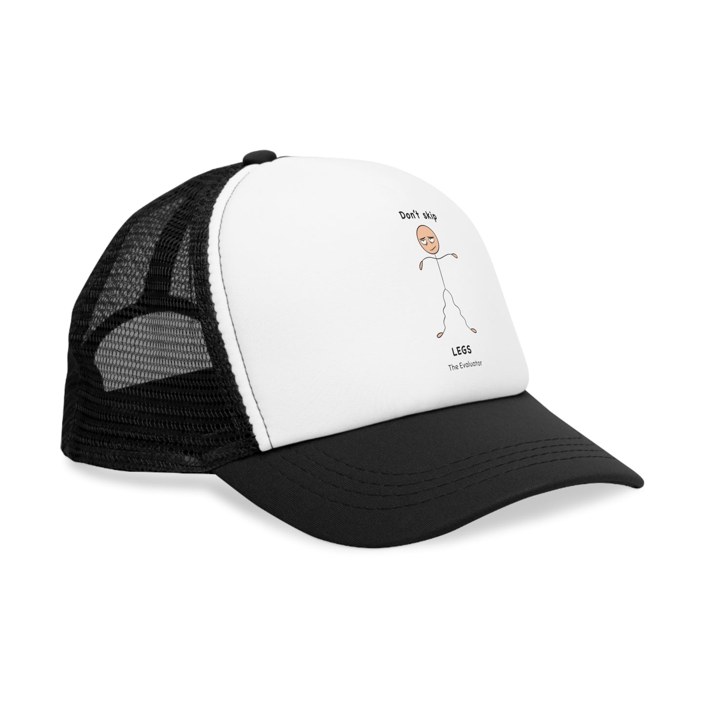 "Don't Skip Legs" Stickman Cap (Unisex)